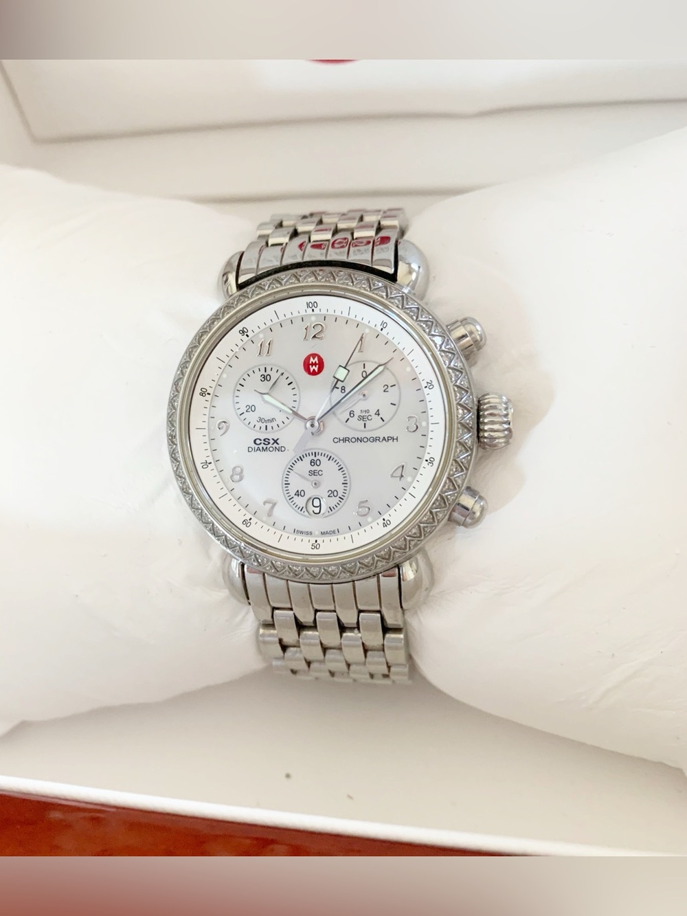 Michele CSX-36 diamond watch